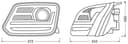 LEDriving® XENARC® Scheinwerfer für VW Amarok als Halogenersatz OSRAM