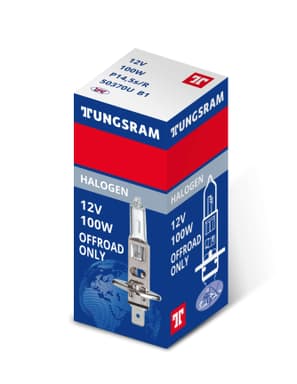 H1 Halogen-Scheinwerferlampe 12V 100W P14,5sR Rally - offroad 1 St. Tungsram