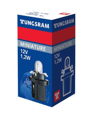 12V 1,2W B8,5d Original range 1 St. Tungsram