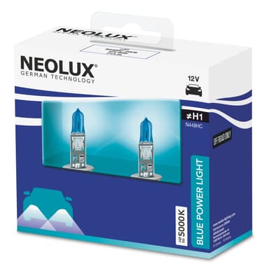 H1 Halogen-Scheinwerferlampe Offroad – H1 12V 80W P14.5S Blue Power Light N448HC 2 St. NEOLUX