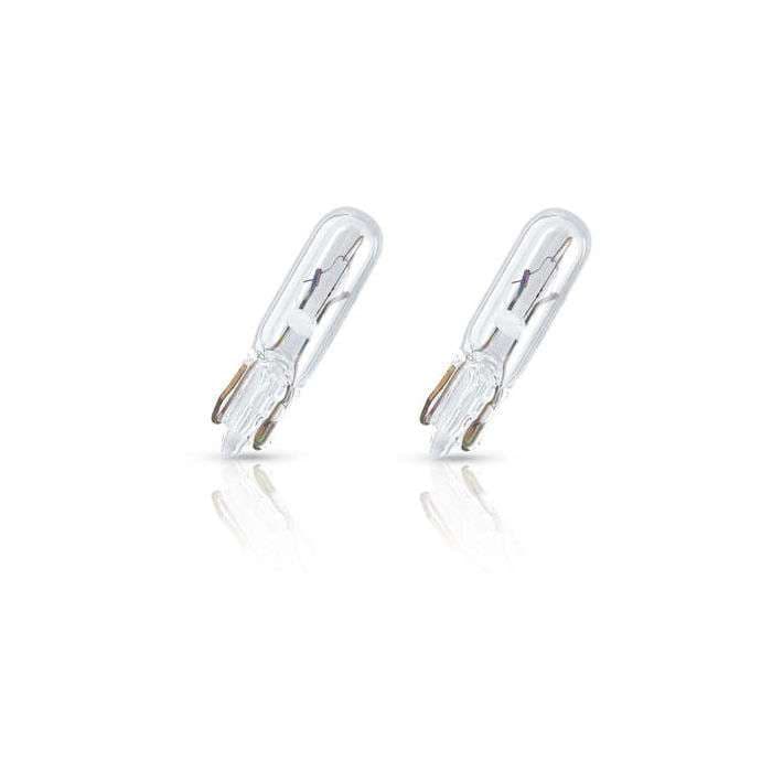 W1,2W Kfz-Signallampe 12V 1,2W W2x4,6d Premium/Vision Blister 2 St. Philips