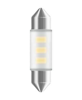 LED-Signallampe Offroad – LED 12V 0,5W SV8,5-8 36mm 6000K Cold White Blister 2 St. NEOLUX