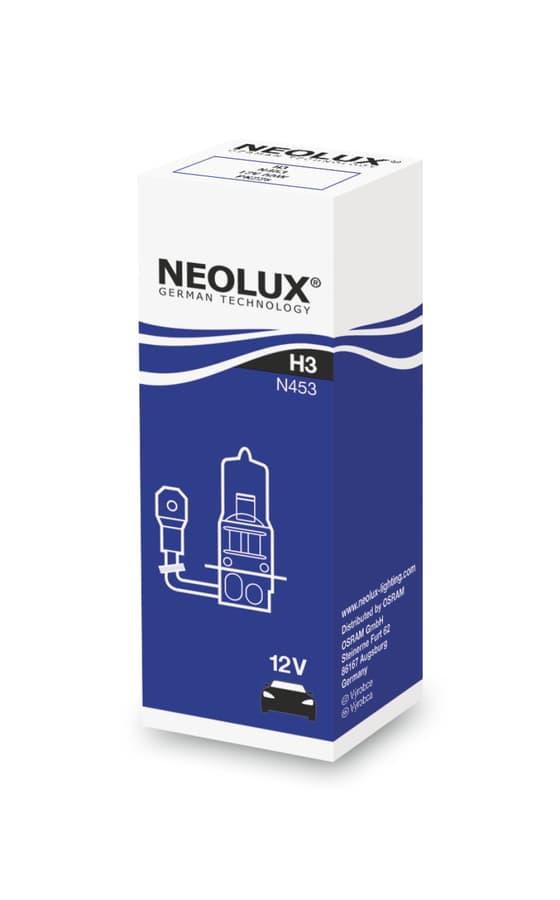 H3 Halogen-Scheinwerferlampe 12V 55W PK22s 1 St. NEOLUX