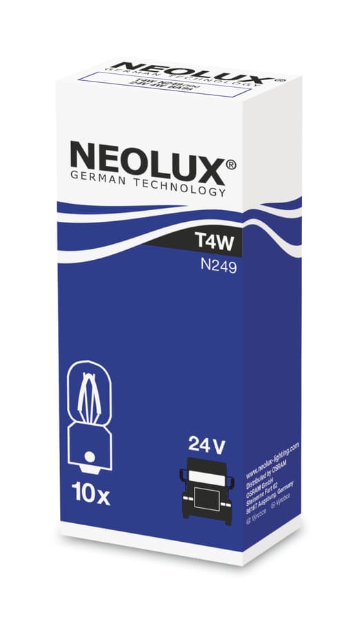 T4W LKW-Signallampe 24V 4W BA9s 1 St. NEOLUX