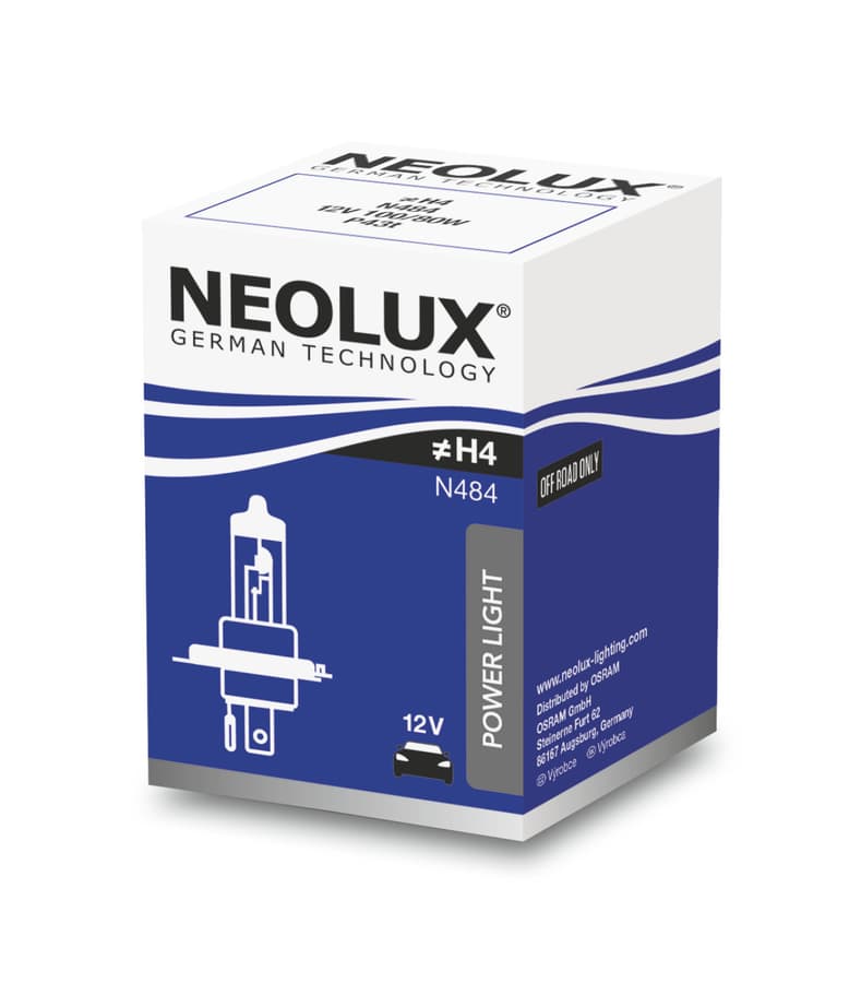 H4 Halogen-Scheinwerferlampe Offroad – H4 100/80W 12V P43t 1 St. NEOLUX