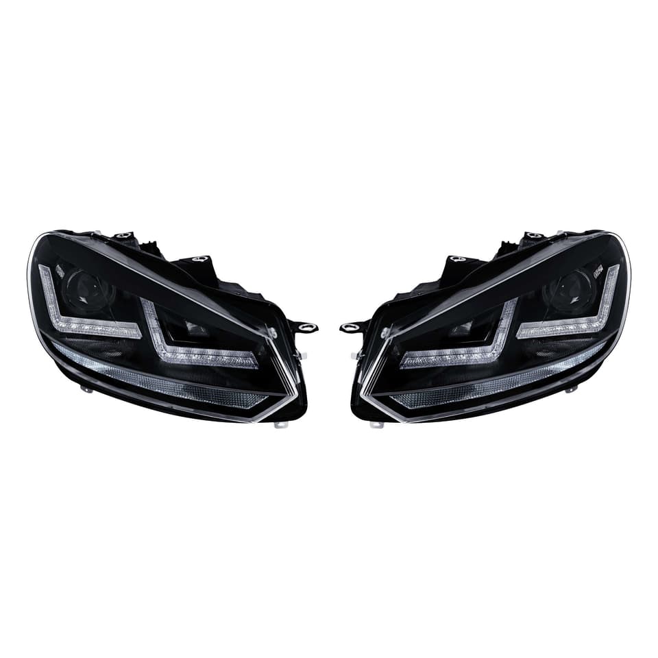 D8S Scheinwerfer LEDriving Xenarc BLACK für Golf VI LED-Tagfahrlicht und D8S Xenon 2 St. OSRAM