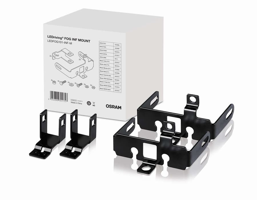 LED-Nachrüstlampe LEDriving FOG 101/102 INF MOUNT Halterung für Infiniti, Nissan Set OSRAM