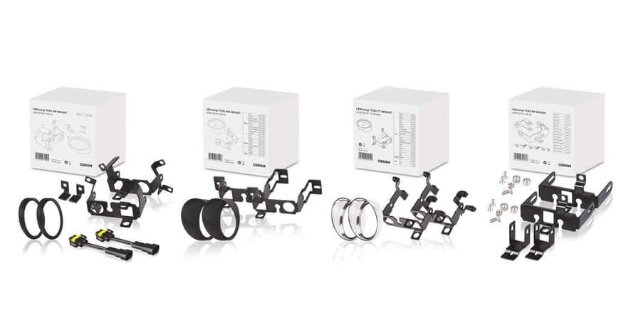 LED-Nachrüstlampe LEDriving FOG 101/102 VW MOUNT LEDFog 101 Halterung für VW Set OSRAM