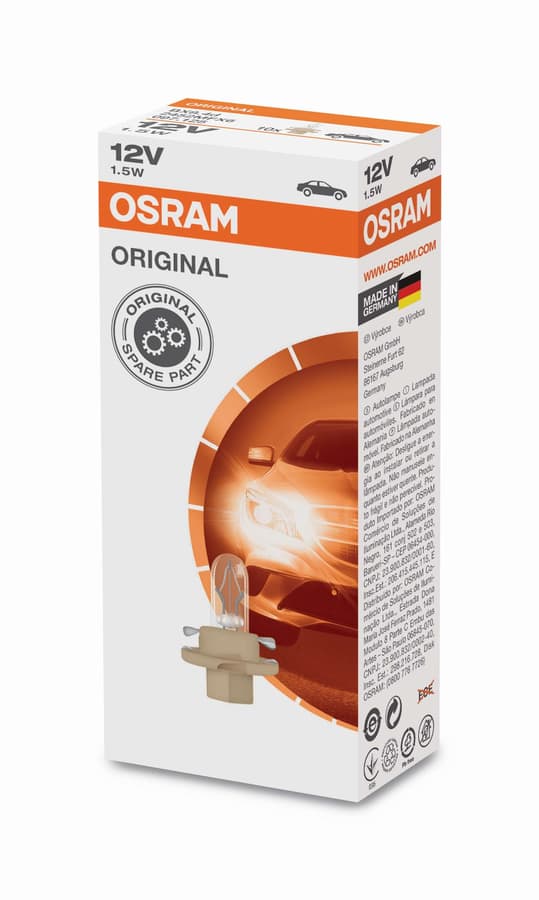 Kfz-Signallampe MFX6 BX8,4d 1,5W 1 St. OSRAM