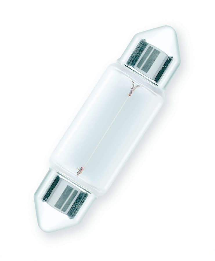 Kfz-Signallampe 10W 36mm Soffitte Faltschachtel 12V Original OSRAM