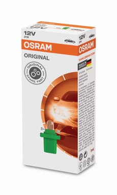 Kfz-Signallampe 2W Kunststoffsockel Faltschachtel 12V Original OSRAM