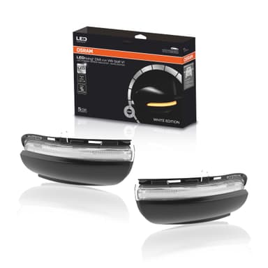 LEDRiving® Dynamische LED Spiegelblinker VW Golf VI, VW Touran I - White Edition OSRAM