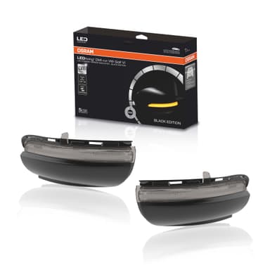 LEDRiving® Dynamische LED Spiegelblinker VW Golf VI, VW Touran I - Black Edition OSRAM