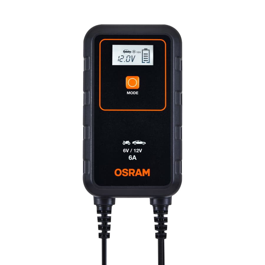 OSRAM BATTERYcharge 906 Intelligentes Batterieladegerät 6 A, 6/12 V – OEBCS906