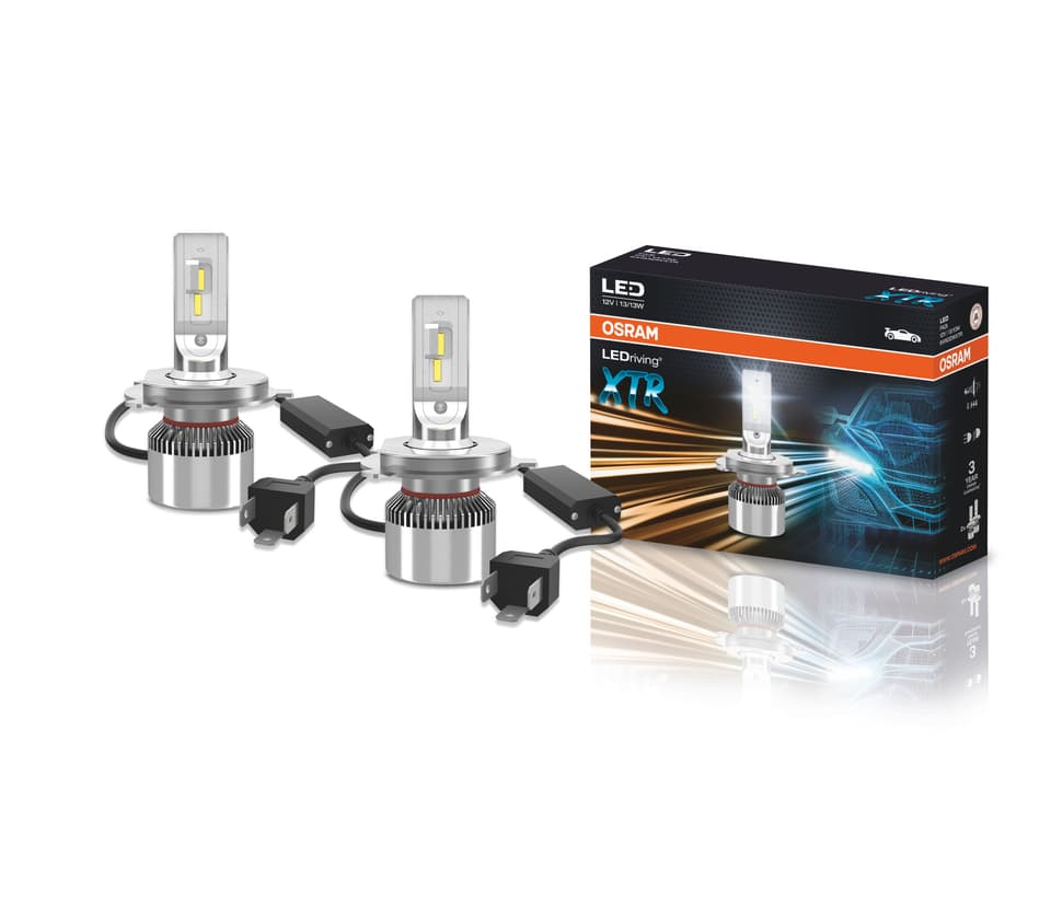 H4 LED-Nachrüstlampe Offroad – LEDriving® XTR H4 12V 13/13W P43t 6000K Cool White 2 St. OSRAM