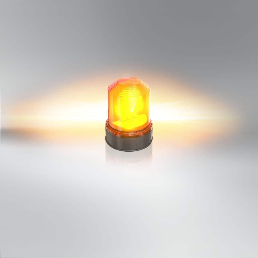 LIGHTsignal HAL BEACON LIGHT 360° Rundumkennleuchte Warnlicht 24V 1 St. OSRAM