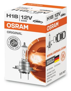 H18 Halogen-Scheinwerferlampe 12V 65W PY26d-1 LongLife 1 St. OSRAM