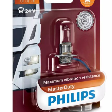 H3 24V 70W PK22s 24V Halogen MasterDuty 1St Philips