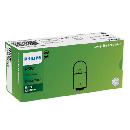 R5W 12V 5W BA15s LongLife EcoVision 1 St. Blister Philips