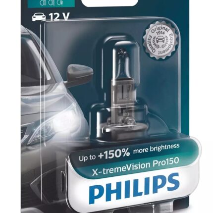 H1 12V 55W P14,5s X-tremeVision Pro150 1St. Blister Philips