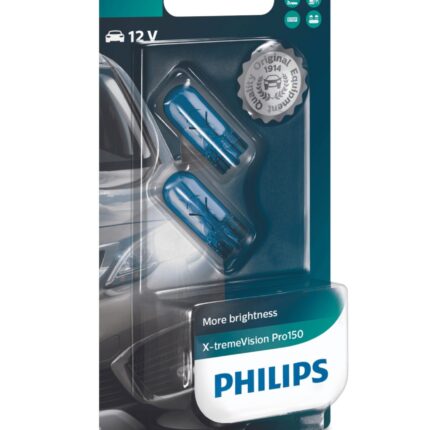 W5W 12V 5W W2,1x9,5d X-tremeVision Pro150 2 St. Blister Philips