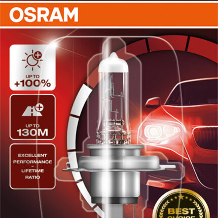 H4 12V 60/55W P43t NIGHT BREAKER® SILVER +100% 1 st. OSRAM
